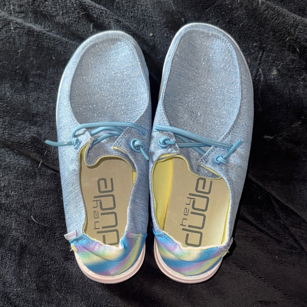 Hey Dude Shimmering Blue Casual Shoes